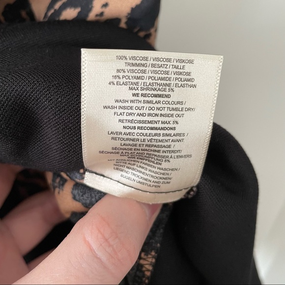 Ganni Syrah Leopard Blouson Mini Dress - Picture 11 of 12